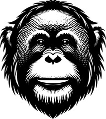 Obraz premium Orangutan icon 6