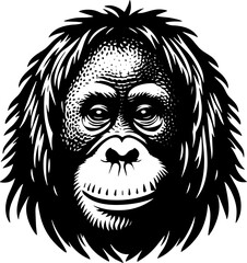 Fototapeta premium Orangutan icon 4