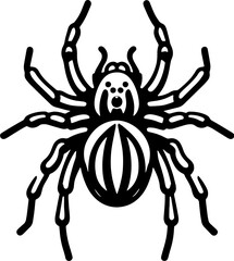 Orange Spider icon 1