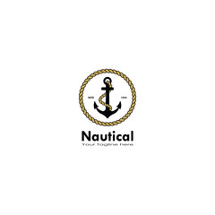 anchor, nautical logo vector graphics