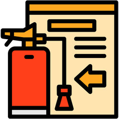 Fire Extinguisher Sign Icon