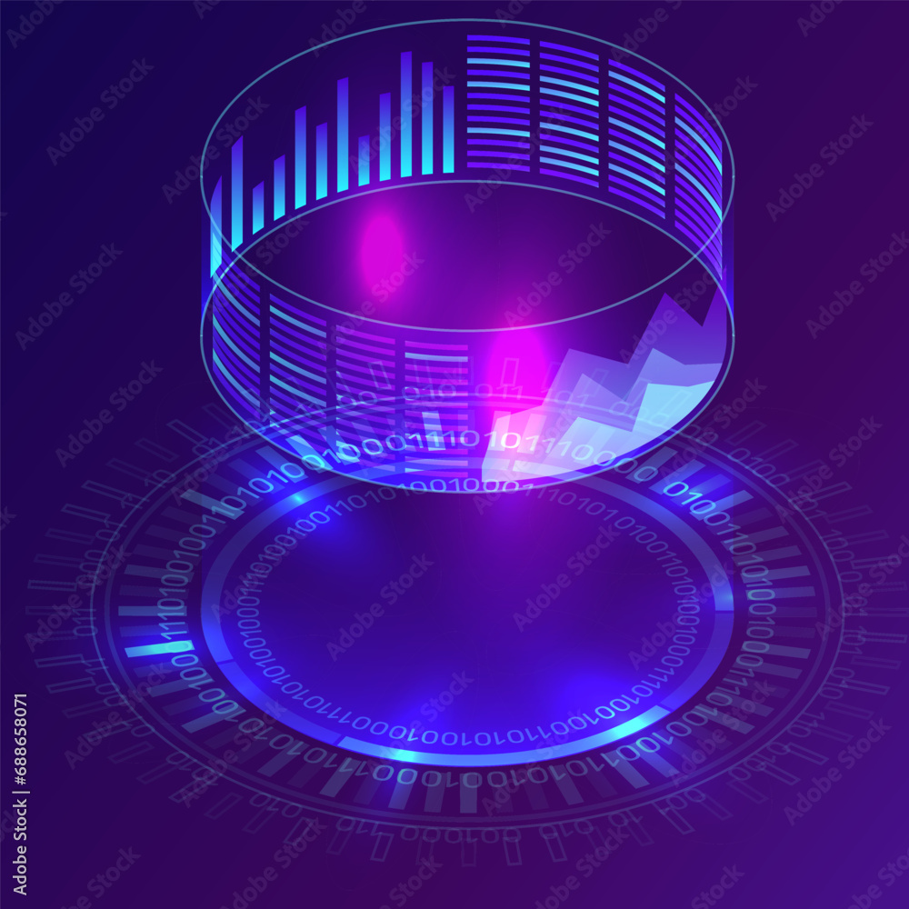 Poster background with circles futuristic sci-fi on neon purple what is allocation? what does allocation me