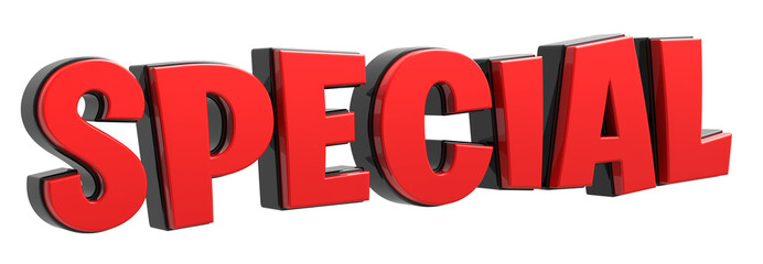 Special Text 3D Render