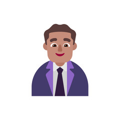 Man Office Worker: Medium Skin Tone