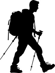 Male Hiker SVG, Hiker SVG, Hike SVG, Mountains svg, Mountaineer svg, Adventure svg, Camping svg, Camper svg, Take a Hike svg, Hiking svg