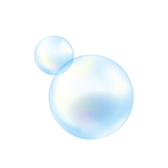 シャボン玉のベクターイラスト