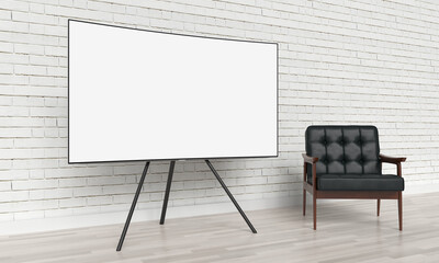 커브드 티비 목업 Curved TV Mock up