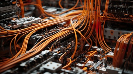 components mounted on a motherboard