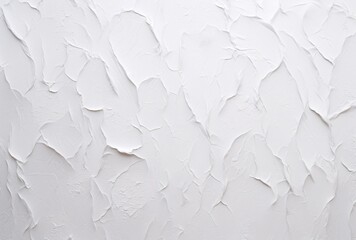 white art paper with torn edges and white background, elaborate borders