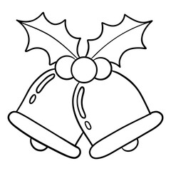 Christmas doodles, black doodles, coloring book cartoons, coloring pages for kids.