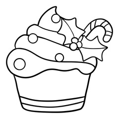 Christmas doodles, black doodles, coloring book cartoons, coloring pages for kids.