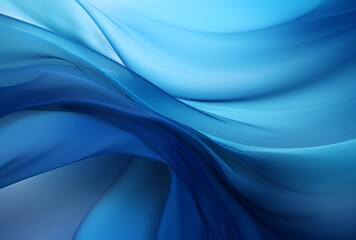 Fototapeta premium background of blue silk folded forming waves