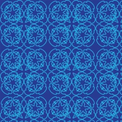 Gordijnen Abstract geometric textile floral pattern background, luxury pattern, stylish vector texture © Rubbble