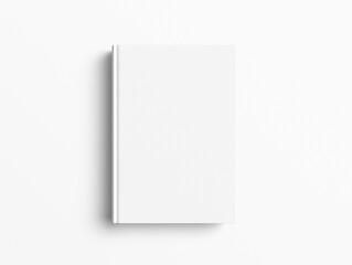 Blank Book Template isolated on White Background