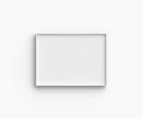 Empty horizontal photo frame on white background.
It is an ideal template for your photo and graphic presentations.
29x30 cm ratio