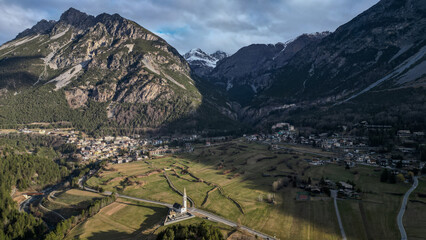 Under the Italian Alps on the way to Bormio.