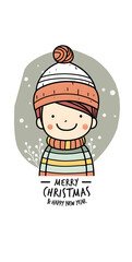 free png transparent christmas card merry christmas and happy new year