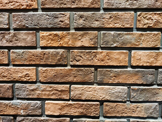 Background of brick wall texture. Abstract pattern, frame, place for text, copy space