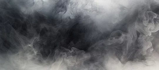 Fotobehang gray smoke, fog 11 © Nindya