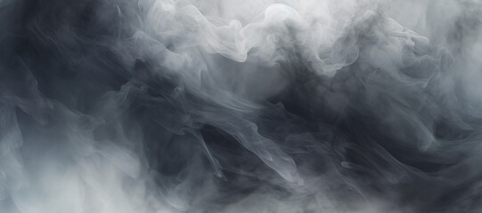 gray smoke, fog 10 - obrazy, fototapety, plakaty