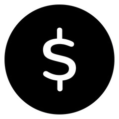 Coin icon. Black line drawing silhouette of a coin. Money icon. Cash symbol. Dollar currency, euro coin icon. Graphic of money for web, website or mobile app. Black linear icon. Vector, PNG
