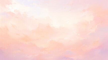 Minimalist Sky: A Simple and Serene Pink Soft Pastel Watercolor Cloud Background for Website Design, Painting, and Wallpaper.