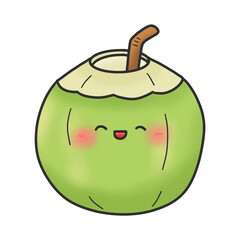 Coconut cartoon