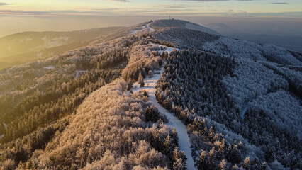Beskydy, a mountains in the Czech Republic.