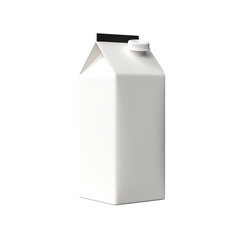 blank white milk carton isolated on transparent background Remove png, Clipping Path, pen tool