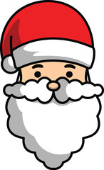 vector cartoon santa claus christmas greeting for christmas celebration
