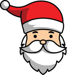 vector cartoon santa claus christmas greeting for christmas celebration