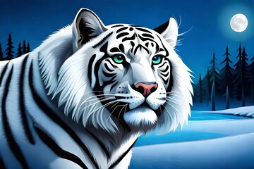 White tiger AI collection