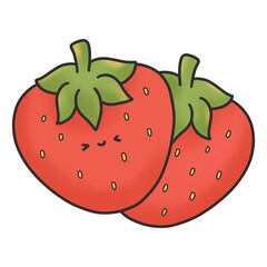Strawberry cartoon