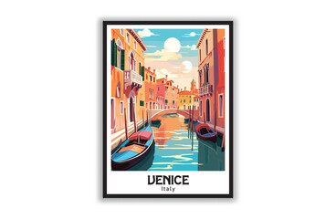 Vintage Venice and National Park Travel Posters
