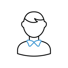 Businessman Icon vector stock illustration.