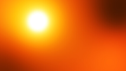 abstract orange background with sun.The star burst with brilliance, glow bright star, yellow glowing light burst on a black background