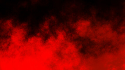 red smoke on black background.horror sky background fantasy style - obrazy, fototapety, plakaty