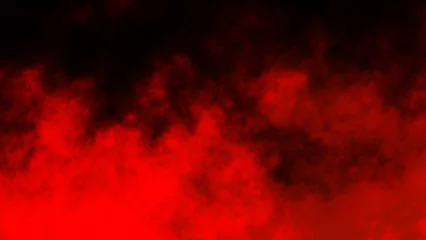 Poster red smoke on black background.horror sky background fantasy style © othersidevision