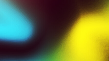 Neon blur glow. Color light overlay. Disco illumination. Defocused blue pink texture on dark abstract empty space background.
