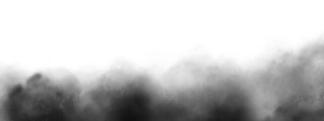 Abstract smoke fog on isolated background. Texture overlays. Design element. vector cloudiness, mist or smog background. Vector illustration