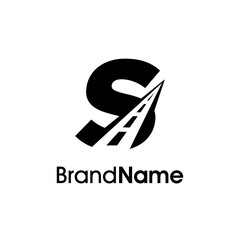 Minimalist Initial S Way Logo