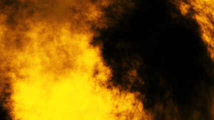 golden smoke. Gold clouds abstract background	