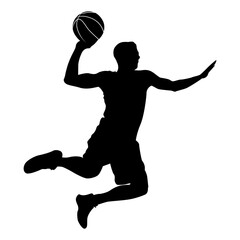 Man Basketball Silhouette