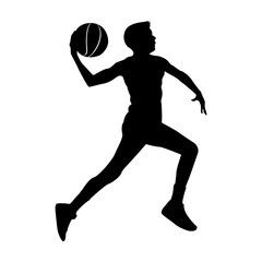 Man Basketball Silhouette