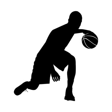 Man Basketball Silhouette