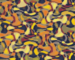 Full Seamless Abstract Pattern Fabric Print. Repeat Texture Design for Woman Dress Shawl Scarf and Linens. Endless Vector Design Background.