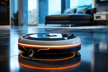 Intelligent Floor Cleaner robot Automated Household Chores - Effortless Cleaning Convenience.