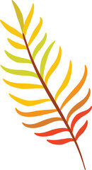 Autumnal oak leaves. Good for textile print, home decor, wallpaper, and wrapping paper, Autumn design.on transparent,png