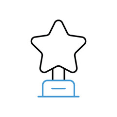 Award Icon vector stock illustration.