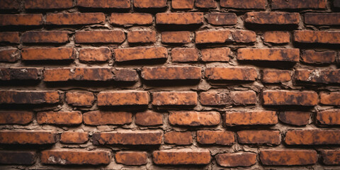 Fototapeta premium Background from an old brick textured wall.
